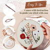 EasyStitch Floral Embroidery Stitching Set starryhome 