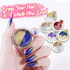 Dual Color Mirror Chrome Nail Powder Nails DazzlingBreeze Blue 