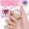 Dual Color Mirror Chrome Nail Powder Nails DazzlingBreeze Gold 